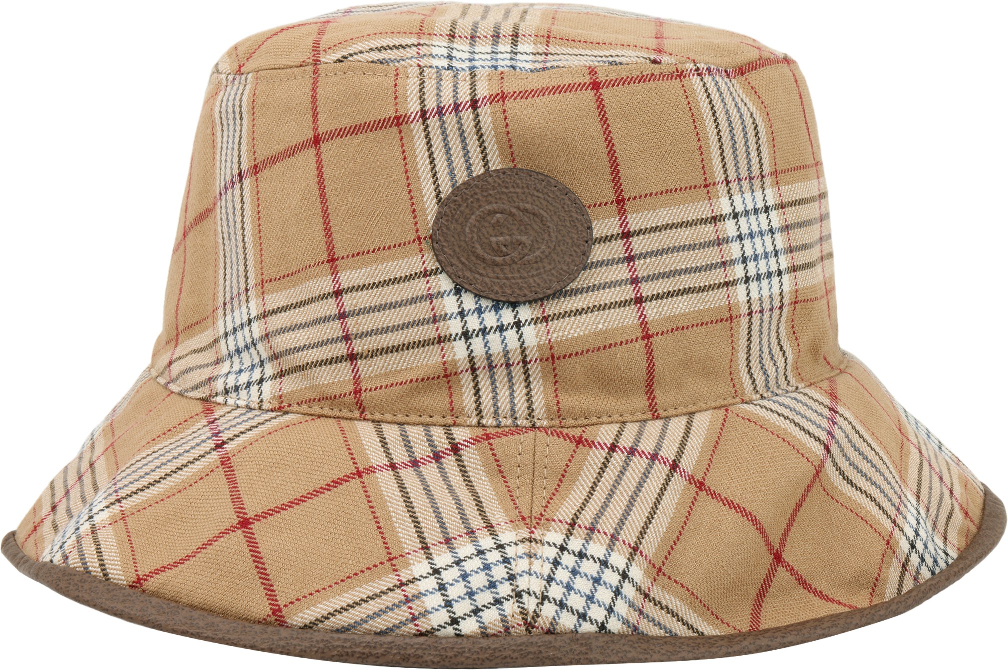gucci-plaid-reversible-cotton-bucket-hat-for-men-700851-4-haot-9779