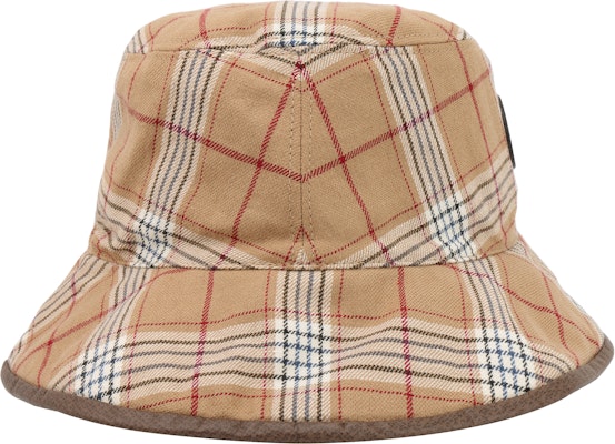 GUCCI 男士格纹可翻转纯棉渔夫帽 700851-4HAOT-9779 Lookbook GUCCI 男士格纹可翻转纯棉渔夫帽 700851-4HAOT-9779