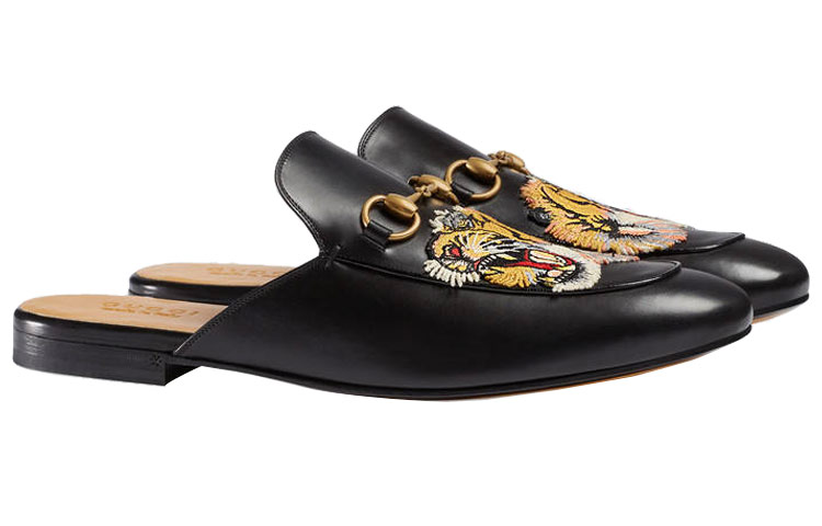 Lookbook Gucci Princetown ''Zwarte Tijger'' 457135-BLM00-1000