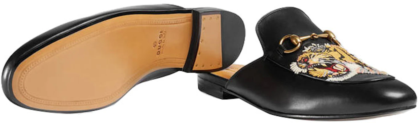 Gucci Princetown ''Zwarte Tijger'' 457135-BLM00-1000 Details for Gucci Princetown ''Zwarte Tijger'' 457135-BLM00-1000