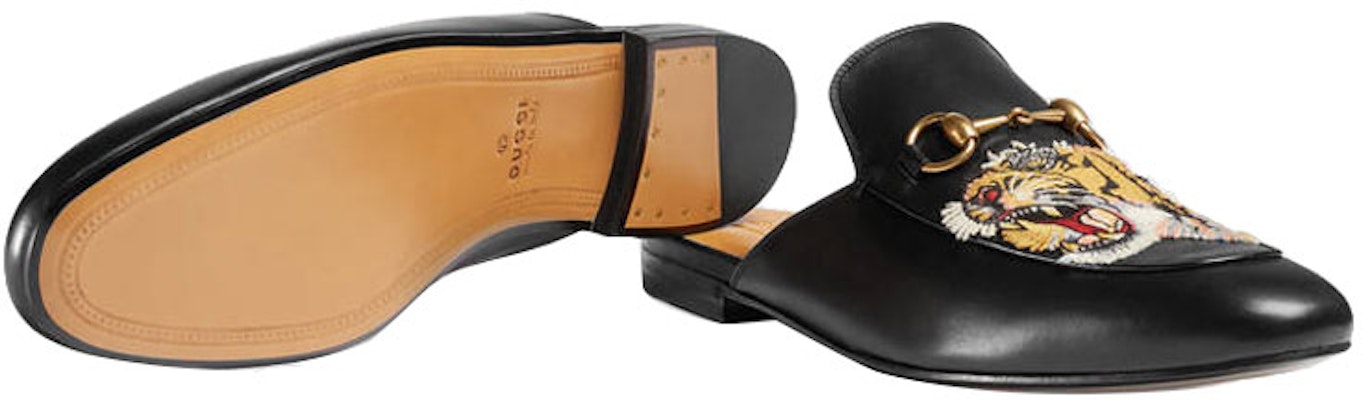 Gucci Princetown 'Black Tiger' 457135-BLM00-1000 Details for Gucci Princetown 'Black Tiger' 457135-BLM00-1000