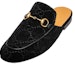 Order Gucci Princetown Flat 'Velvet Hitam' 457114-9JT00-1000