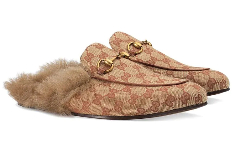 Order Gucci Princetown GG kanvas sandal 428619-9Y9J0-8377