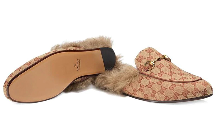 Purchase Gucci Princetown GG kanvas sandal 428619-9Y9J0-8377