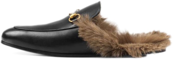 Gucci Princetown Series Wool Slipper Black 397647-DKHH0-1063 Gucci Princetown Series Wool Slipper Black 397647-DKHH0-1063