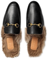 Gucci Princetown Series Selipar Bulu Hitam 397647-DKHH0-1063 Shop Gucci Princetown Series Selipar Bulu Hitam 397647-DKHH0-1063