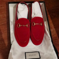 Gucci Princetown Slipper 'Velvet' 431467-K4D0-6433 Gucci Princetown Slipper 'Velvet' 431467-K4D0-6433
