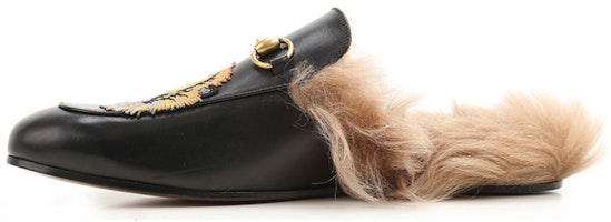 Gucci Princetown with Tiger Appliqueleather 'Black' 451209-DKHH0-1063 Gucci Princetown with Tiger Appliqueleather 'Black' 451209-DKHH0-1063