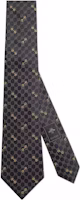 GUCCI Printed Pattern Tie - Black 744379-4E217-1062 GUCCI Printed Pattern Tie - Black 744379-4E217-1062