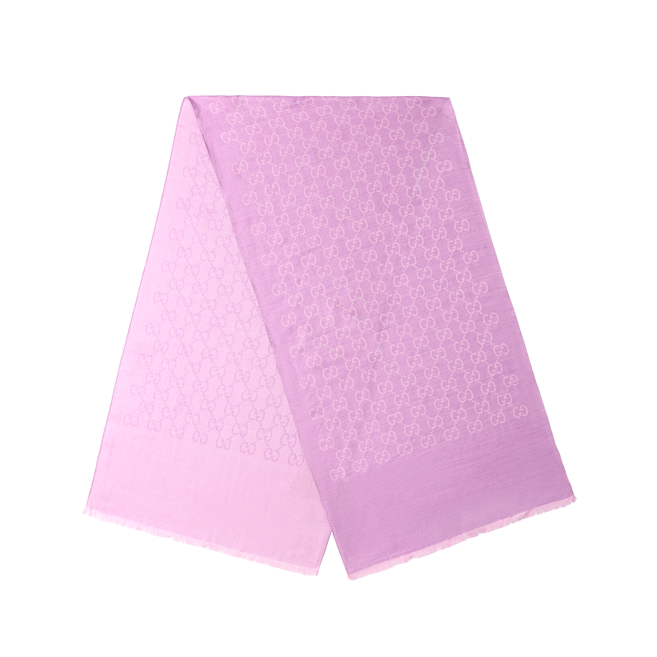 Gucci Purple GG Monogram Wool Knit Scarf Unisex Couple's Design 165904-3G646-5372 圖 3