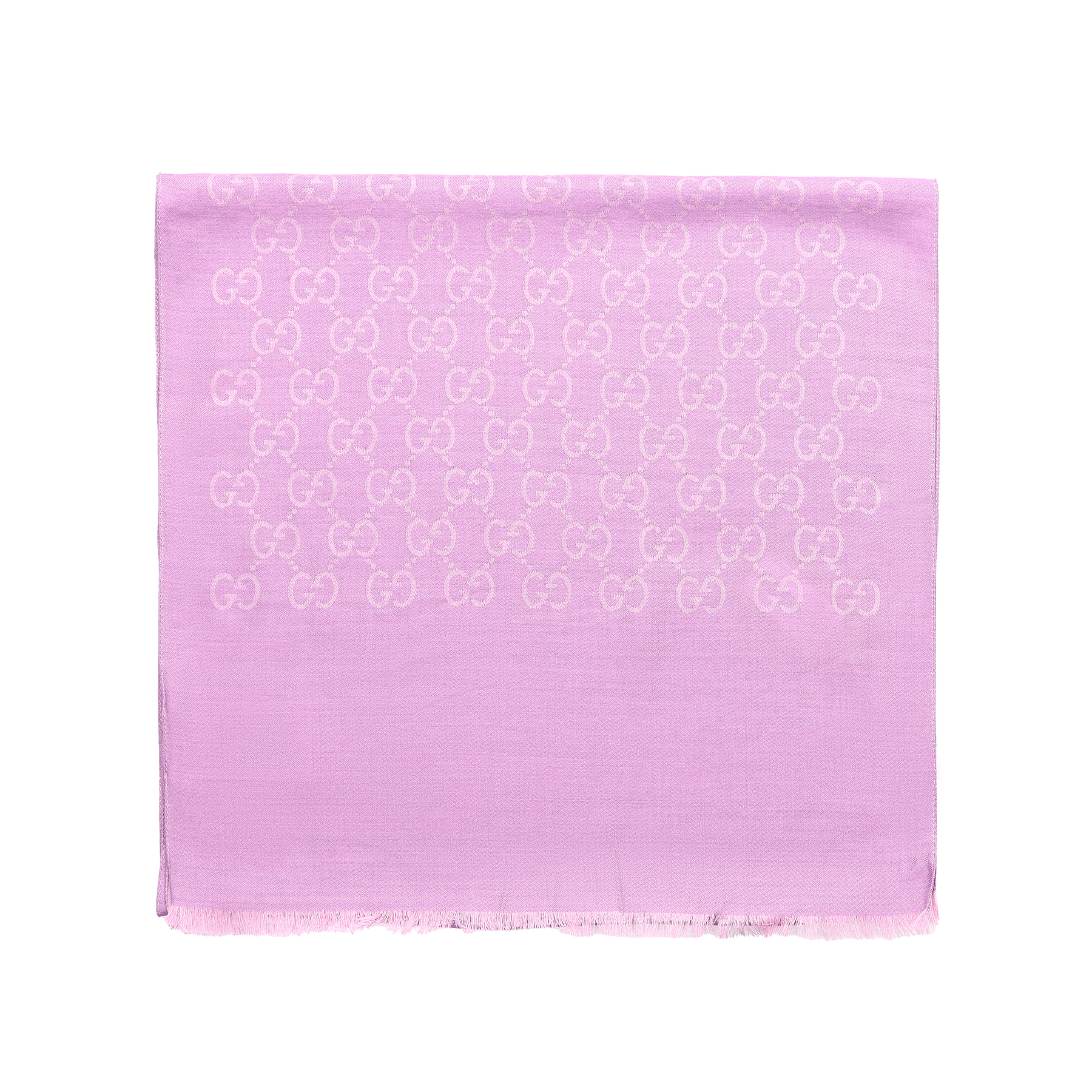 Gucci Purple GG Monogram Wool Knit Scarf Unisex Couple's Design 165904-3G646-5372 圖 4