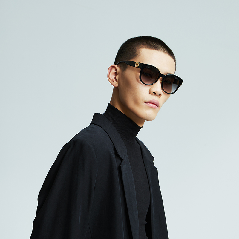 Purchase GUCCI 紫色鏡片超大墨鏡 - 經典潮流墨鏡 GG1028SK-001 56