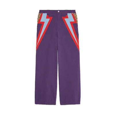 Gucci Purple Zipper Jeans 753071-XDCLP-5681