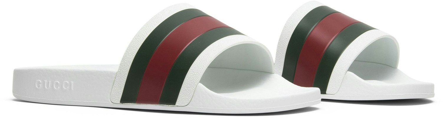 Gucci Pursuit ''72 Ciabatte in Gomma ''Bianche'' 308234-GIB10-9079 1