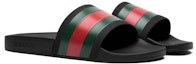 Cheap グッチ Pursuit '72 ラバースライド (黒) 308234-GIB10-1098
