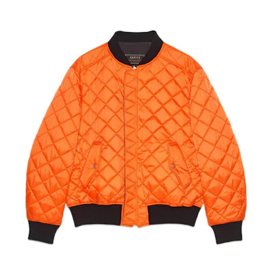 Gucci Quilted Double-Sided Zip Long-Sleeve Jacket for Men 698717-Z8A1X-1043