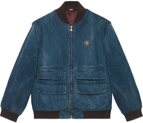 Gucci Jaket Bomber Biru Quilted Multi-Pocket Lengan Bisa Dilepas 623939-XDA8X-4447 Buy Gucci Jaket Bomber Biru Quilted Multi-Pocket Lengan Bisa Dilepas 623939-XDA8X-4447