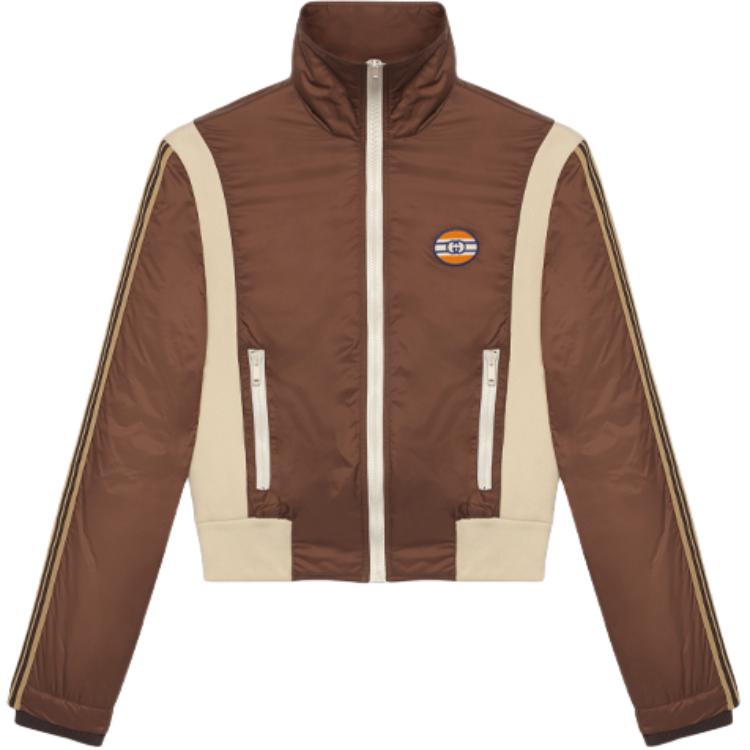 Gucci Quilted Nylon Zip Jacket Brown 645204-XJC5M-2255