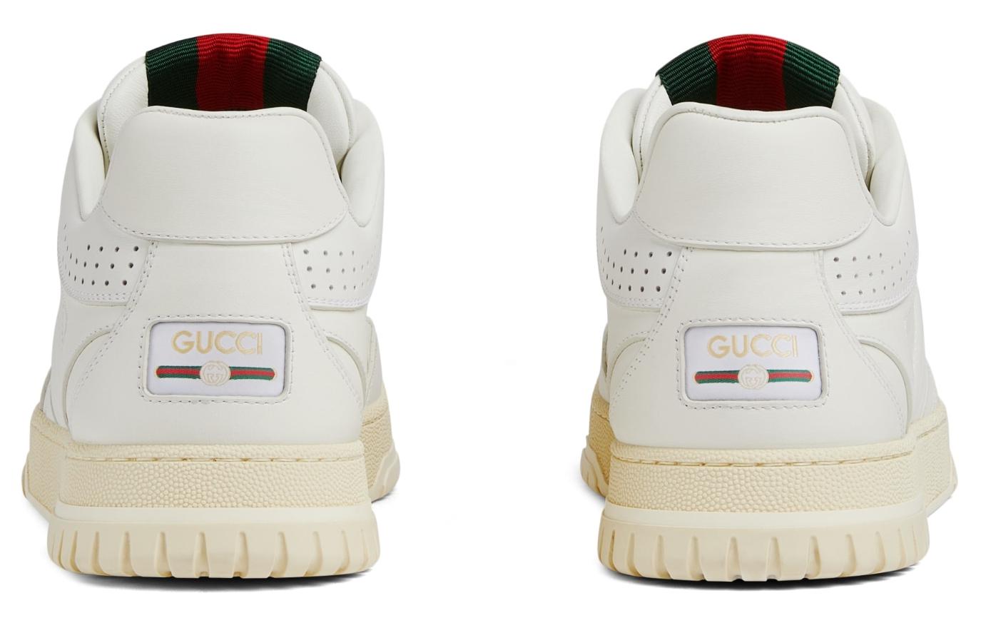 Shop グッチ Re-Web スニーカー (ホワイト) 786186-AADJ9-9097