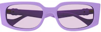 Order グッチ 矩形 GG サングラス バイオレット/パープル (GG1534S-004)