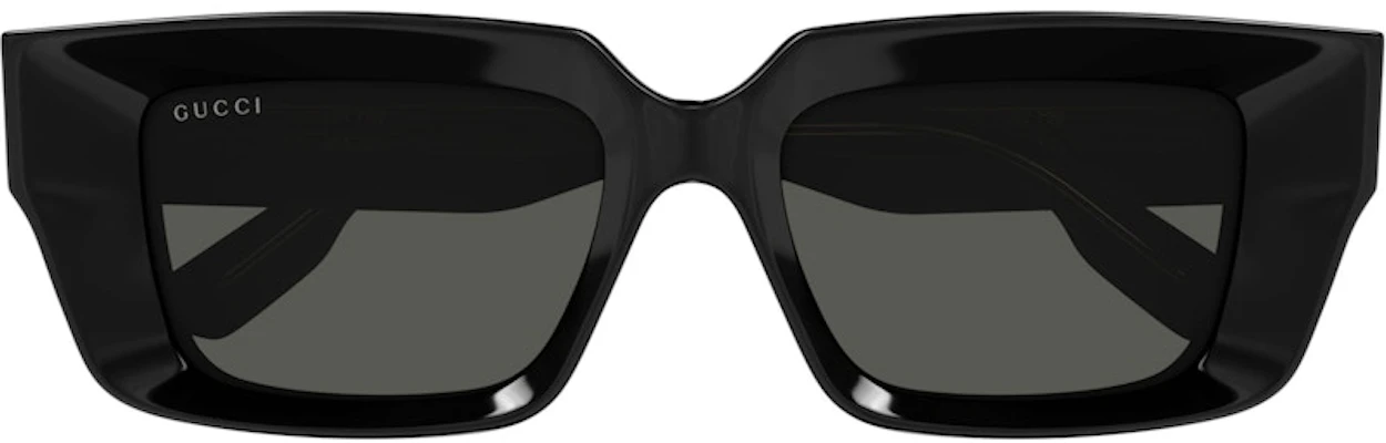 Gucci Rectangle Sunglasses Black/Grey (GG1529S-001) Order Gucci Rectangle Sunglasses Black/Grey (GG1529S-001)