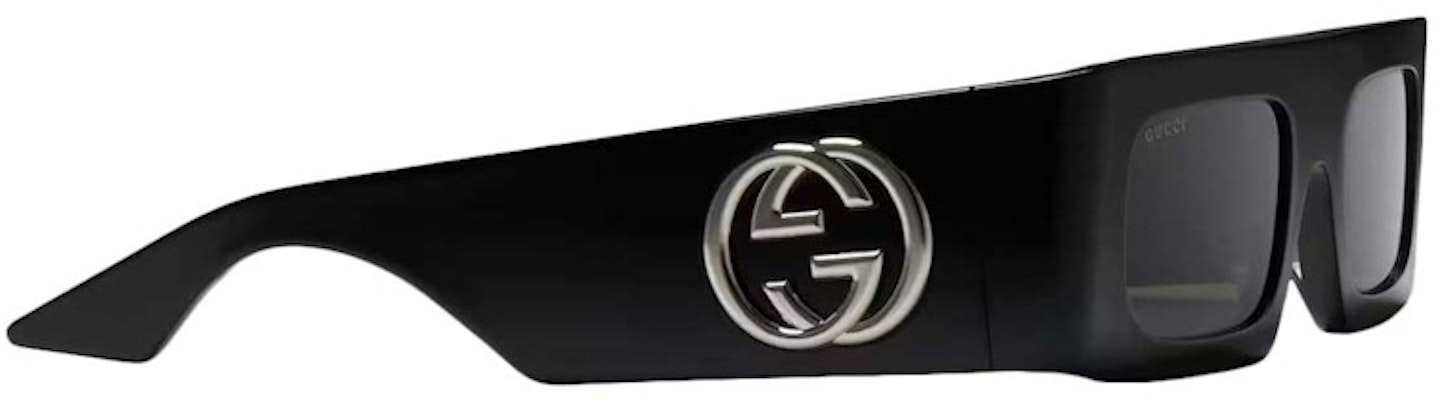 Gucci Rectangular-Frame Sunglasses Black (779489 J1691 1012) Order Gucci Rectangular-Frame Sunglasses Black (779489 J1691 1012)