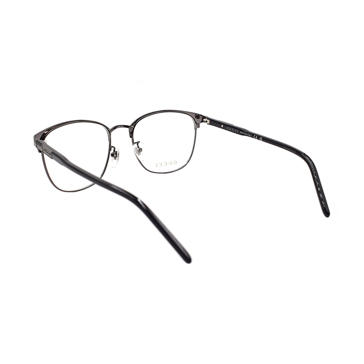 Shop 구찌 남성 사각형 안경 - 클래식 비즈니스 스타일. GG1231OA-002