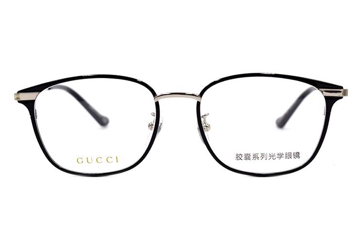 GUCCI Rectangular Optical Glasses Black Silver 54mm Executive Edition. GG0864OA-005 圖 2