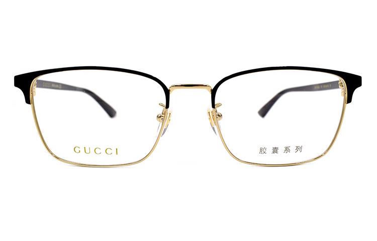 GUCCI Rectangular Optical Glasses Business Edition for Men GG1124OA-001 圖 2