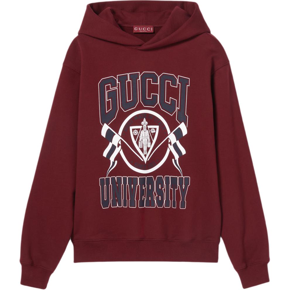 Gucci Red Hoodie with Graphic Print Design 795557-XJGU6-6317