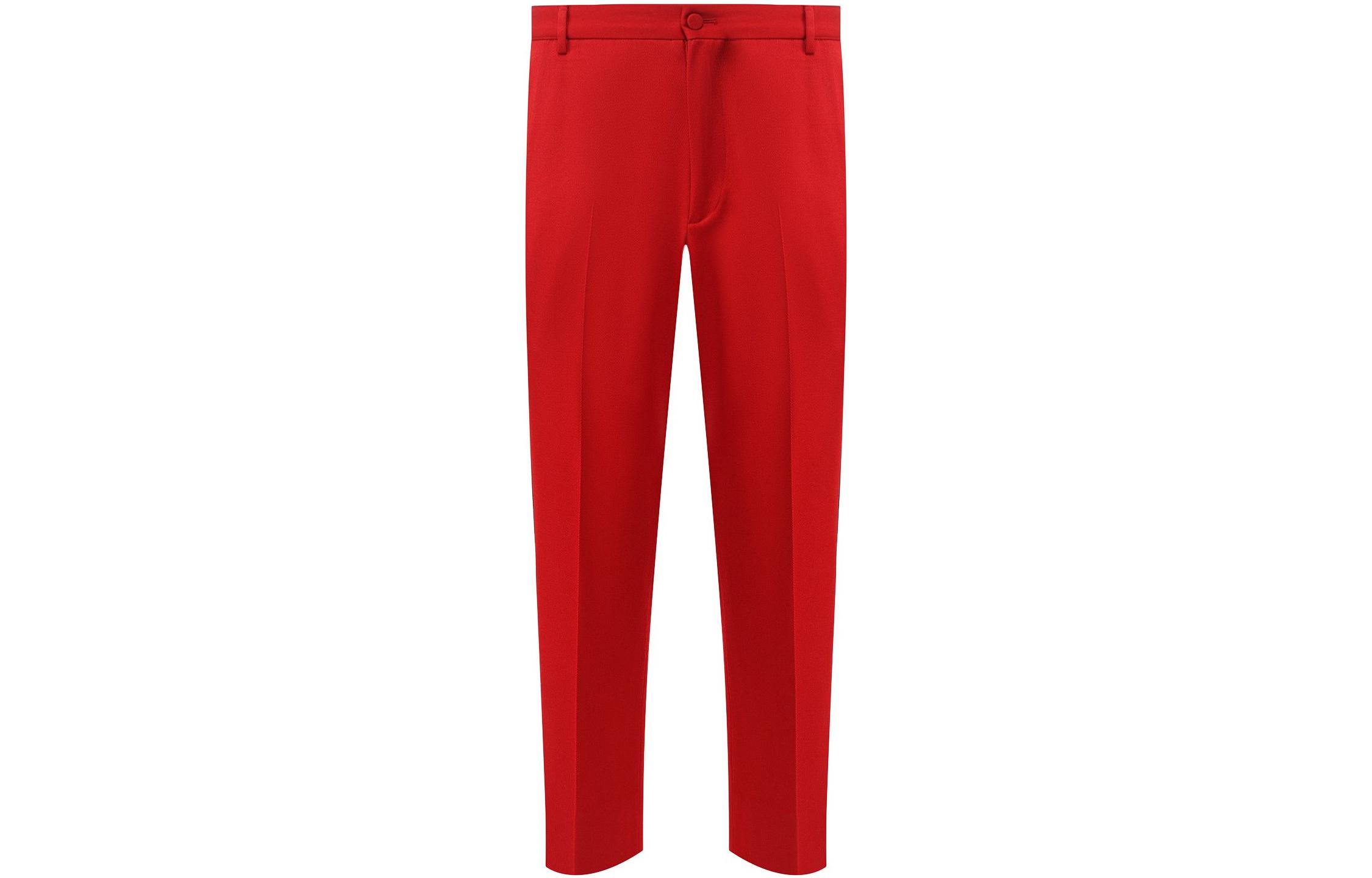 Gucci Red Side-Striped Straight-Leg Casual Pants 568670-Z570J-6102