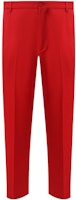 Gucci Red Side-Striped Straight-Leg Casual Pants 568670-Z570J-6102 Gucci Red Side-Striped Straight-Leg Casual Pants 568670-Z570J-6102