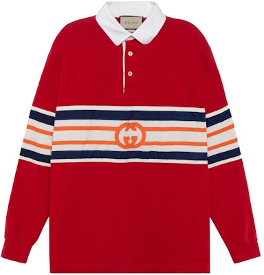 Polo Gucci Rojo con Rayas y Logo Jacquard 653379-XJDGH-6429 Buy Polo Gucci Rojo con Rayas y Logo Jacquard 653379-XJDGH-6429