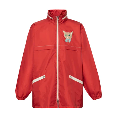Gucci Red Zip Jacket with Cat Print 654025-ZAGPU-6482