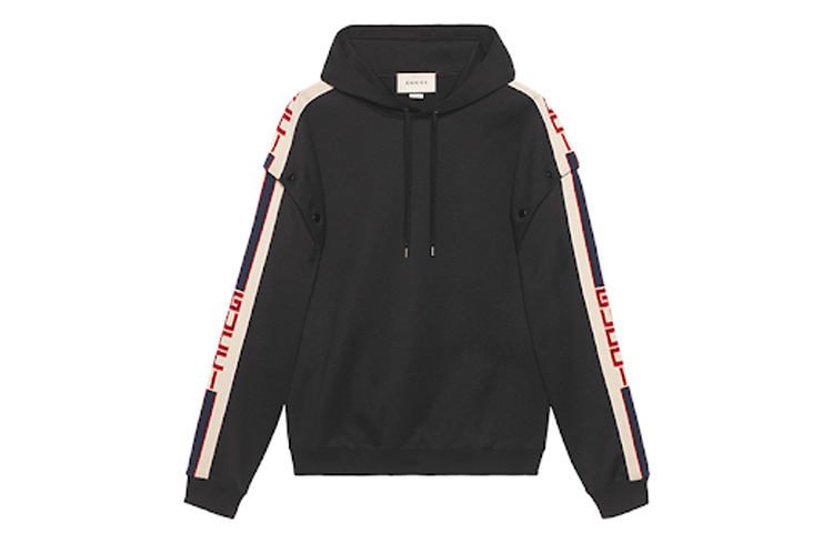 Gucci Removable Sleeve Hoodie Black 475354-X5U11-1014