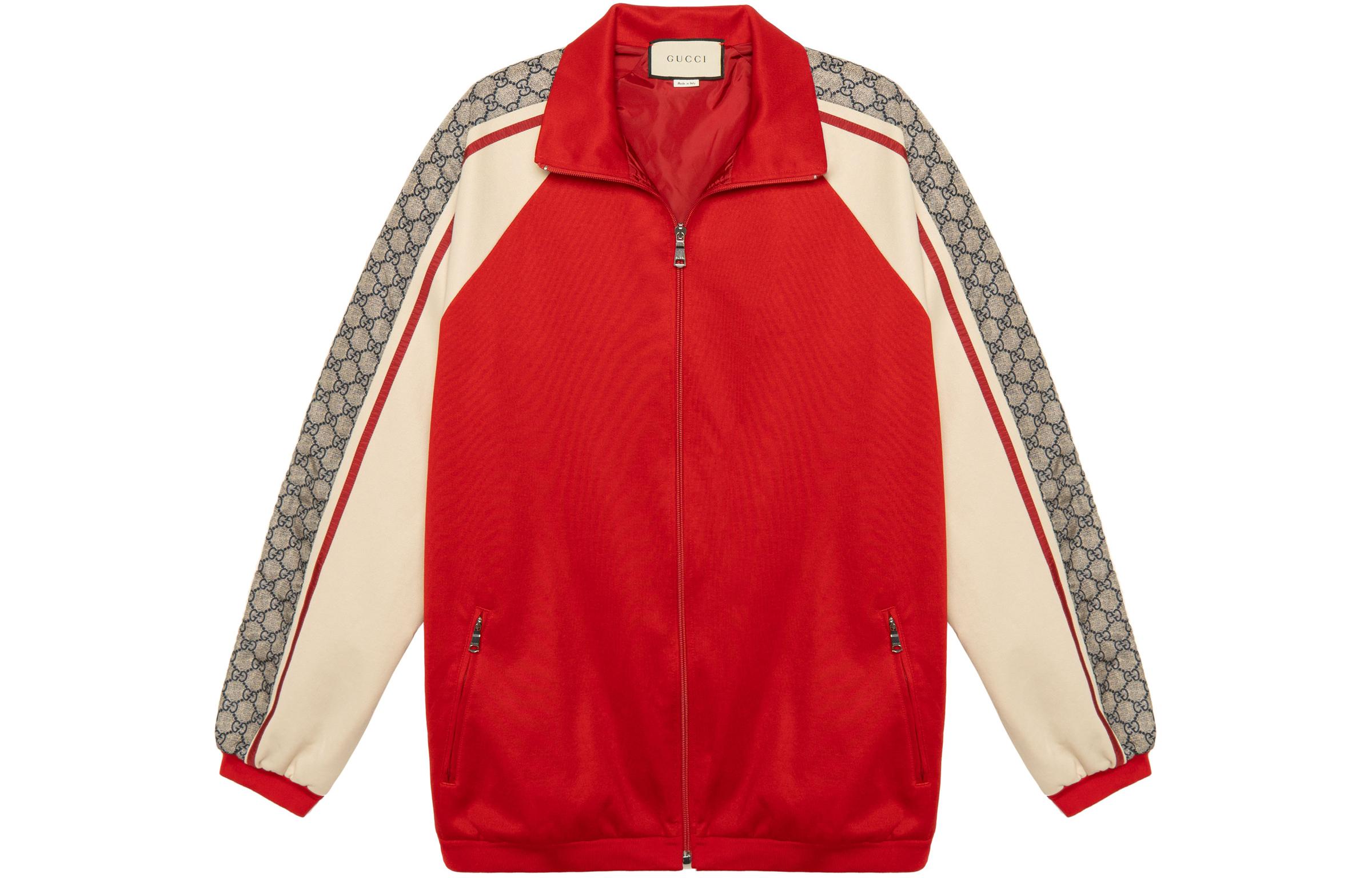 Gucci Retro Color Block Jacket Unisex Red - Fall Collection 545601-XJACZ-6116