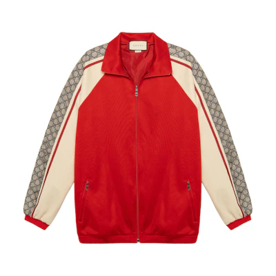 Gucci Retro Color Block Jacket Unisex Red - Fall Collection 545601-XJACZ-6116