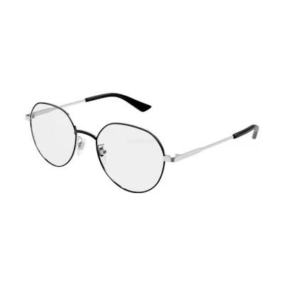 GUCCI Retro Lightweight Alloy Round Optical Glasses Men’s Black. GG1232OA-003