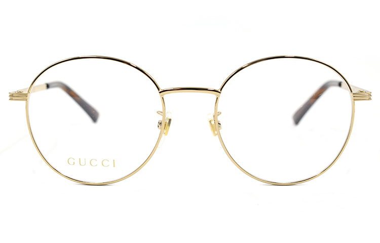 GUCCI Retro Optical Glasses for Men - Gold/Tortoiseshell Temples Business Edition GG0839OK-002 圖 3