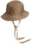 Details for Gucci Reversible Hat in GG Canvas and Nylon Beige/Brown
