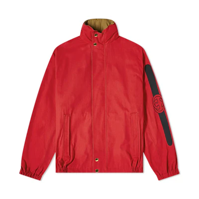 Gucci Reversible Jacket Red with Letter Print Pattern 618902-ZAEOM-6082