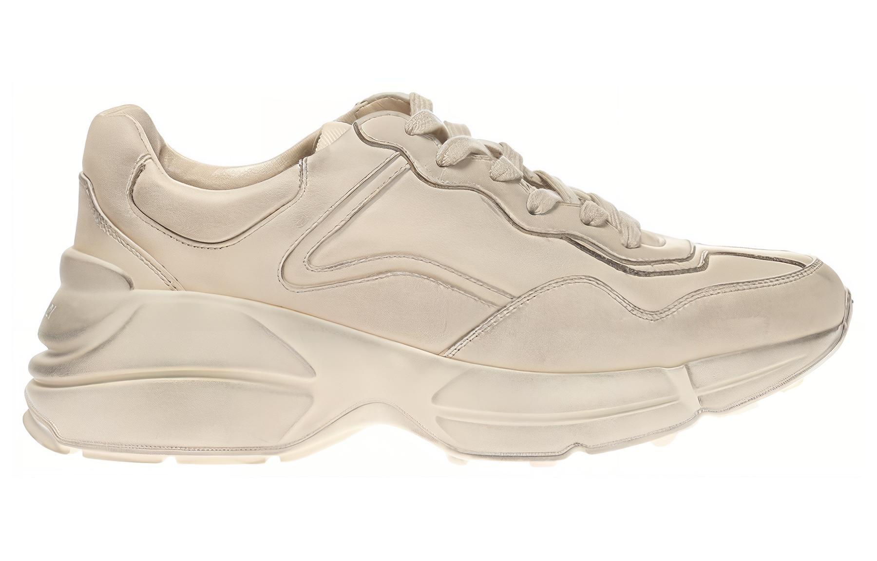 Order 古驰节奏小牛皮运动鞋“象牙白” 498916-A9L00-9522