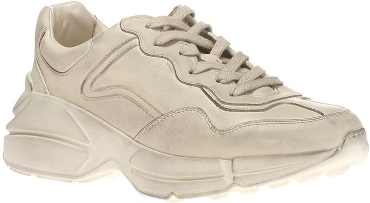 古驰节奏小牛皮运动鞋“象牙白” 498916-A9L00-9522 Shop 古驰节奏小牛皮运动鞋“象牙白” 498916-A9L00-9522