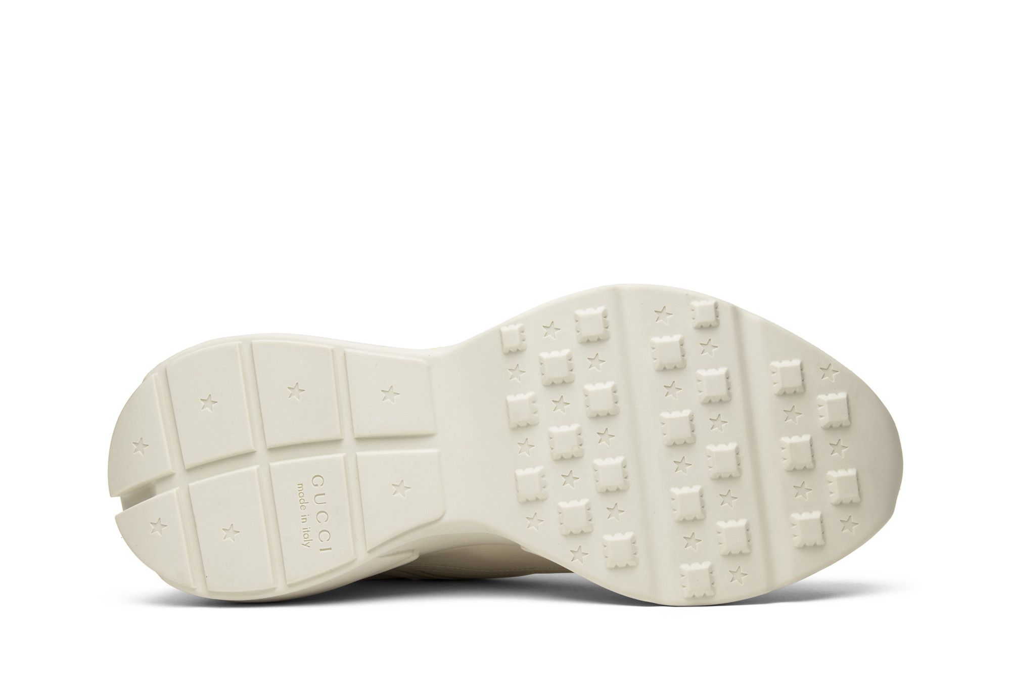 Shop Gucci Rhython Sneaker in Pelle ''Square Logo'' 00878-DRW00-9522
