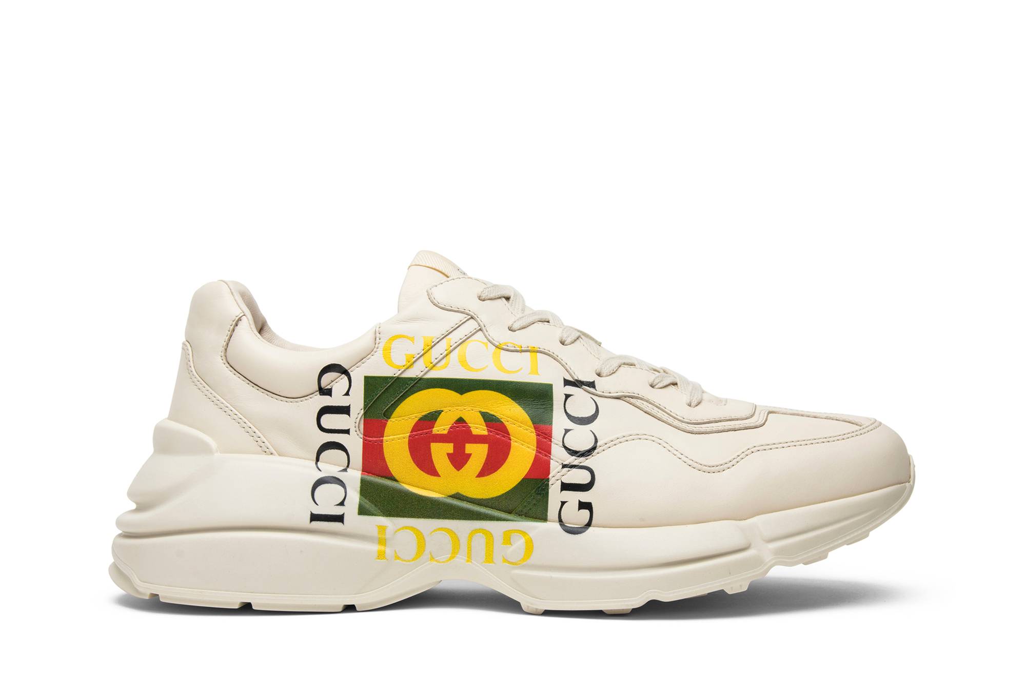 Gucci Rhython Leather Sneaker 'Square Logo' 00878-DRW00-9522