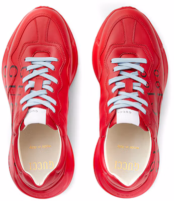 GUCCI 古奇 Rhyton 100週年 時尚圓頭老爹鞋 紅黑 Shop GUCCI 古奇 Rhyton 100週年 時尚圓頭老爹鞋 紅黑