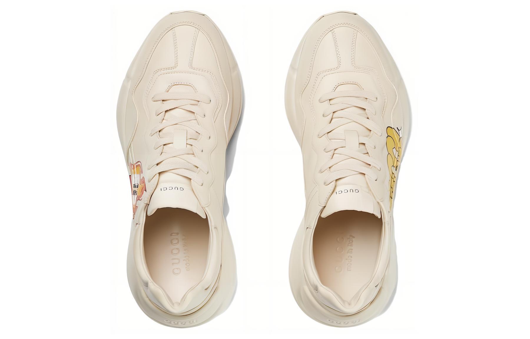 Shop Gucci Rhyton 'Beige' Sepatu Sneakers 784669-DRW00-9522