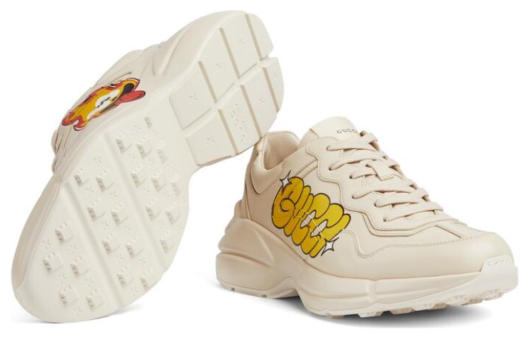 Details for Gucci Rhyton 'Beige' Sepatu Sneakers 784669-DRW00-9522
