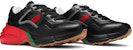 Gucci Rhyton 'Hitam Merah Hijau Reflektif' 643491-2H040-1093