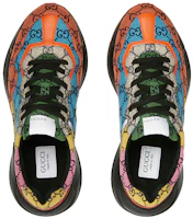 Shop GUCCI 古馳 Rhyton Multicolour系列 時尚百搭老爹鞋 彩色